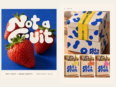 Not a Fruit — Brand Identity (Concept) - Graphic Design