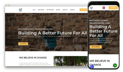 Limitless Hope Foundation – NGO Website Design - SEO