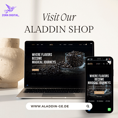 Aladdin shop website - Ergonomie (UX / UI)