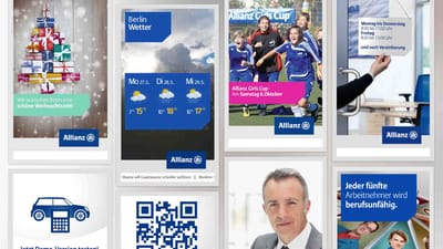 Pionierarbeit - Allianz digitale Schaufenster. - Publicité en ligne