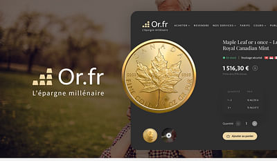 Branding et Design - Or.fr - Image de marque & branding