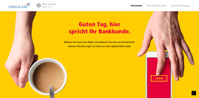 Microsite für die Fiducia & GAD IT AG - Content-Strategie