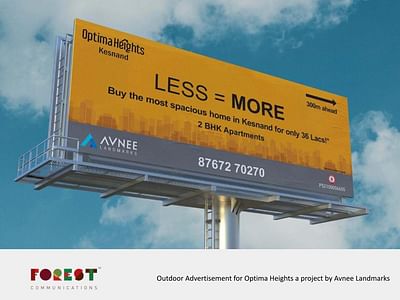 Outdoor Ad Campaign for Real Estate - Werbung