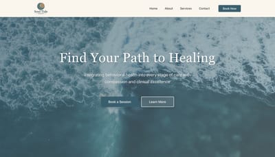 Soul Tide Therapy Website - Création de site internet