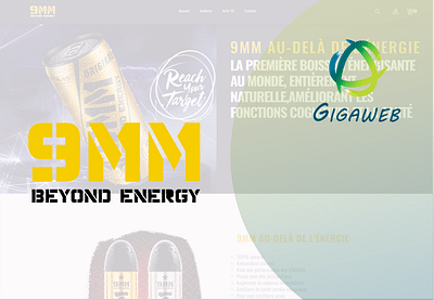 Création d'un e-commerce pour 9mmEnergy - E-commerce