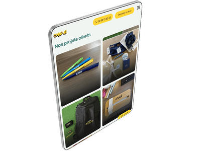 Omnipub — Site vitrine Webflow, showroom virtuel et catalogues - Website Creation