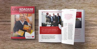 Relatiemagazine voor Adagium Bedrijfsoverdrachten - Branding & Positionering