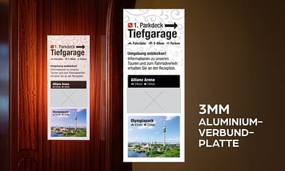Tiefgaragen-Beschilderung & Leitsystem - Print