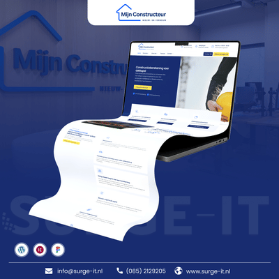 Digitale groei en SEO-positionering voor Mijn Constructeur - Website Creatie
