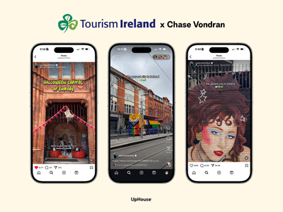 Tourism Ireland x Chase: Year-Long Storytelling Partnership - Influencer Marketing