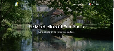 Office de Tourisme Mirebellois et Fontenois : refonte du site - Création de site internet
