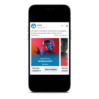 Een bruisende social media strategie voor IDEWE - Publicité en ligne