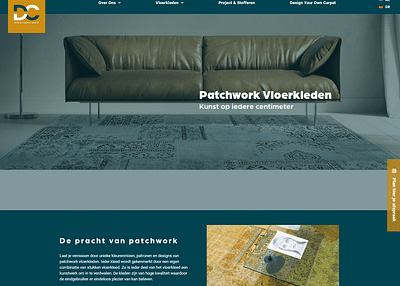 Pakkende webteksten voor Dutch Carpet Group - Estrategia de contenidos