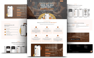 BeerGram Website - Website Creatie