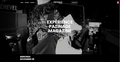 Patinage Magazine - Website Creation