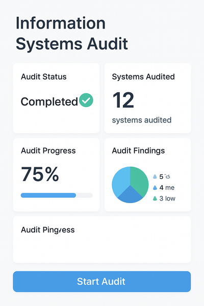 Audit de 12 systèmes d’information - Cybersecurity