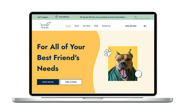 Pet Store Website - Website Creation