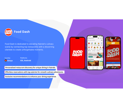 Food Dash - App móvil