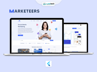 Marketeers - Website for Marketing Agency - Website Creatie