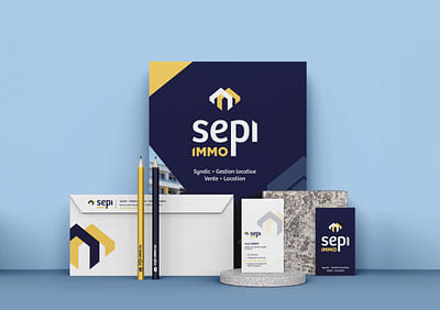 Refonte  logo et charte graphique de Sepi Immo - Grafikdesign