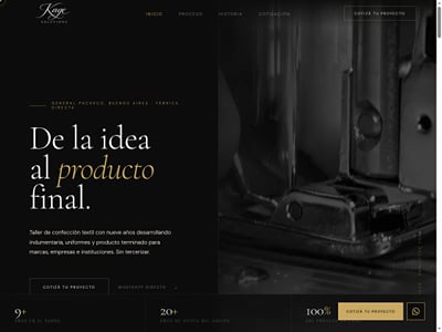 Migración a WordPress administrable: Kage Solutions - Website Creation
