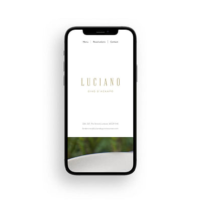 Luciano - Website Creatie