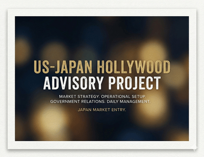 Japan office setup for a Hollywood production company - Marktforschung
