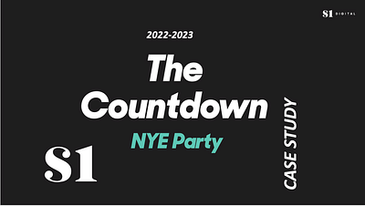 The Countdown - NYE Party 2022 - Stratégie digitale