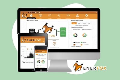 Enerfox - Application web - Webseitengestaltung