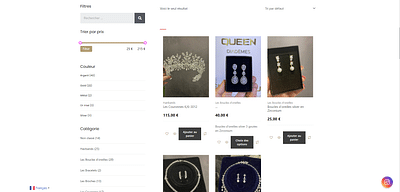 Création de site internet I Queen Diadèmes - E-commerce