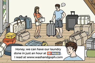 Social Media Management for Wash & Go Laundry - Social Media