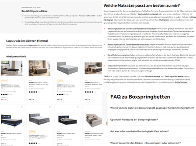 XXXLutz: Shop-Content für Sichtbarkeit und Traffic - Textgestaltung