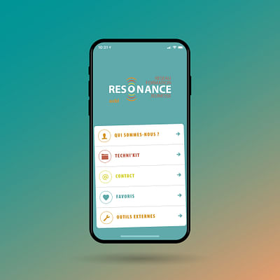 Application for Resonance - Application mobile