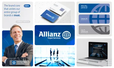 Brand Identity Design - Allianz - Branding y posicionamiento de marca