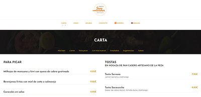 Web para Restaurante - Branding & Positioning