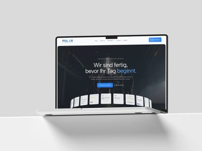 Polar Dienstleistungen: Website für Gebäudereinigung in Münster - Webanwendung