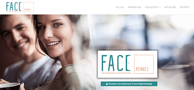 Site internet : FACE Rennes - Website Creatie