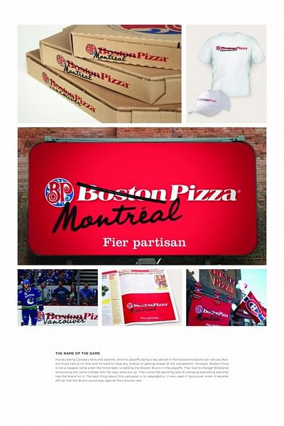 MONTRÉAL/VANCOUVER PIZZA - INDOOR BANNER - Werbung