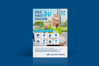 Azubi-Kampagne für Richter+Frenzel - Design & graphisme