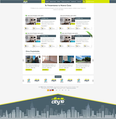 Inmobiliaria City10 - Création de site internet