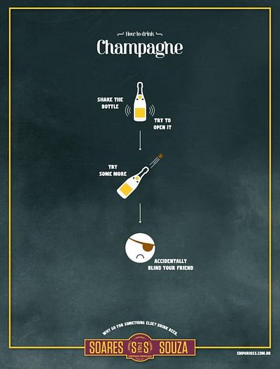 Champagne - Publicité