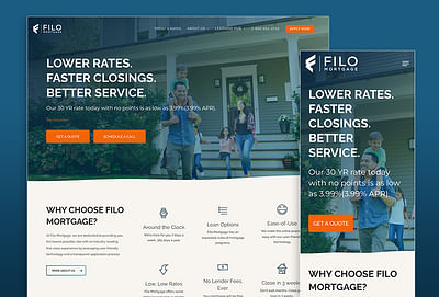 Filo Mortgage - Website Creation