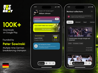 HIIT the Beat - Fitness workout app | Breakletics & Xmethod - Application mobile