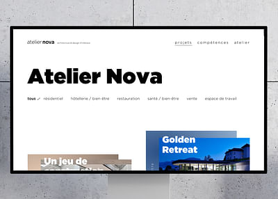 Atelier Nova - Création de site internet
