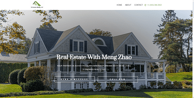 Meng Zhao Real Estate Website - Création de site internet