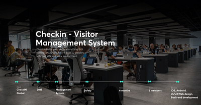 Check In | Management System - Mobile App