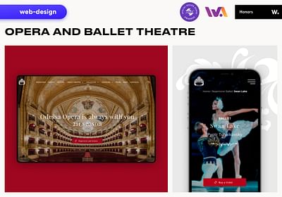 OPERA AND BALLET THEATRE - Website Creation