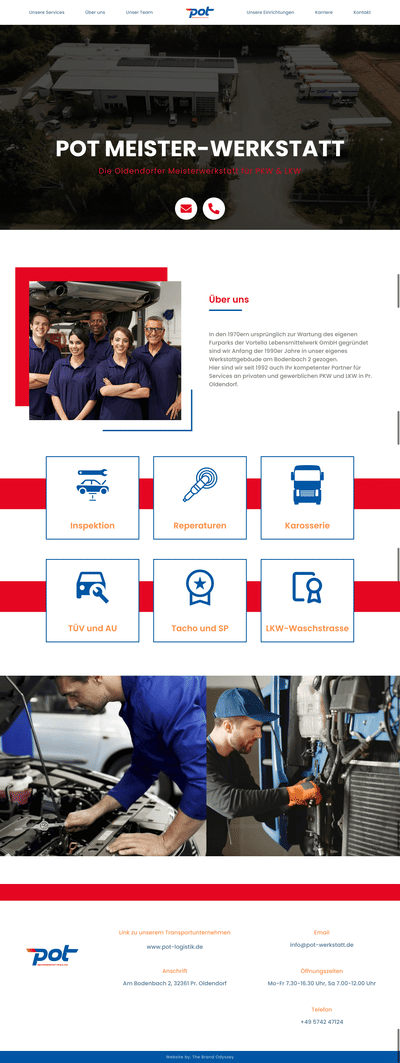 POT Werkstatt Website Design & Development - Creación de Sitios Web