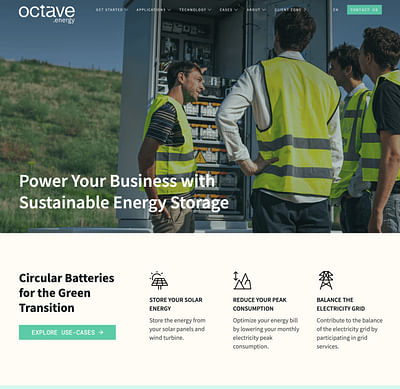 Octave Energy - Website Creatie