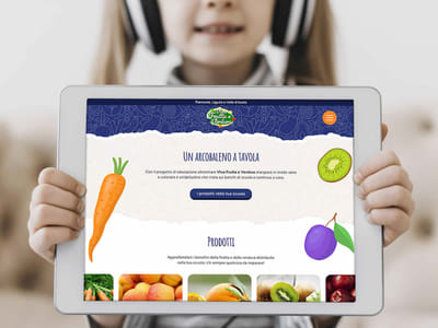 Creazione dei siti web educativi per Viva Latte e Viva Frutta - Strategia digitale